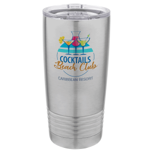 Sublimatable Polar Camel 20 oz. Stainless Steel Vacuum Insulated Tumbler w/Lid