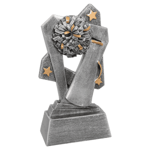 6 1/2" Cheer Triumph Resin