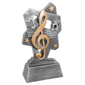 6 1/2" Music Triumph Resin