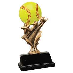 5 1/2" Softball Tri Star Resin
