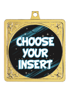 Medal - Square Crafter Insert with Starry Design