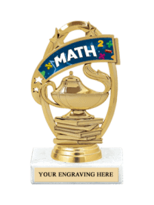 Trophy - Math -Lamp of Learning