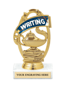 Trophy - Scholastic Writing Lamp of Learning