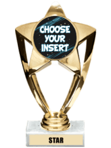Trophy - Gold Insert Star