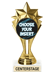 Trophy - Insert Centerstage Insert Scholastic Award