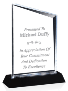 Slant Acrylic  Award