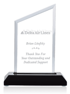 Acrylic Award - Incline Slant Skyline
