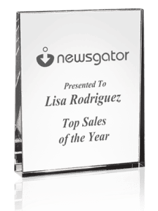 Goodview Wedge  Crystal Award