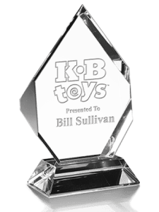 Crystal Asmetric Shield Award