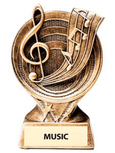 Treble Cleff Music Sculpture Award