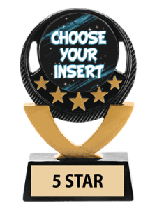 Five Star Black Insert Sculptures
