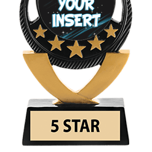 Five Star Black Insert Sculptures