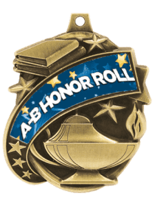 Academic Medal with Ribbon - 44mm