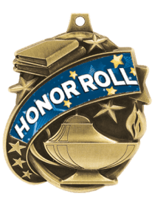 Medal - Academic Kudos - 44mm (44LLHR)