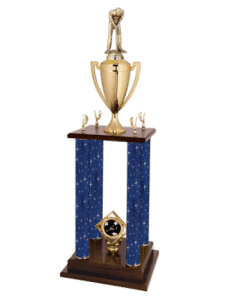 Four Post Trophy  (28 or 32 Inches) - Varied Toppers