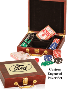 Custom Engraved Pokwer Box Set - 8x8