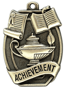 Medal - Scholastic - Achievement -