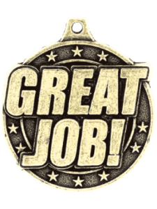 Medal - 3D Diecast - Great Job