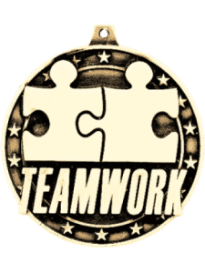 Medal - 3D Diecast - Teamwork