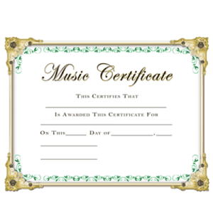 Certificates