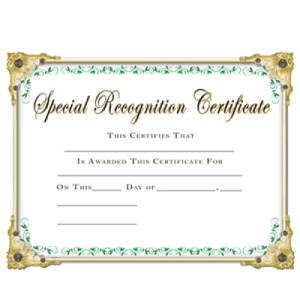 Certificates