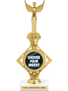 Diamond Winged 12” Insert Trophy