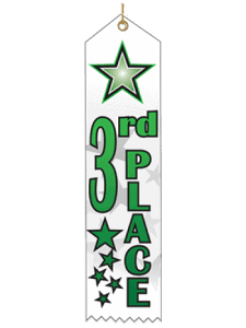 3rd Place Ribbon (Pack of 25)