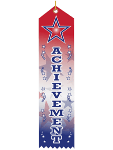 Achievement Recognition  Ribbon (Pack of 25)