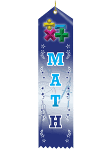 Math Achievement Ribbon (Pack of 25)