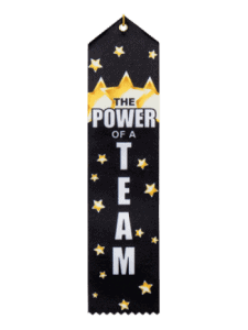 “The Power of a Team” Star Ribbon (Pack of 25)