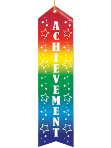 Rainbow Achievement Ribbon (Pack of 25)