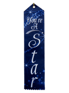 You’re a Star Blue Ribbon (Pack of 25)