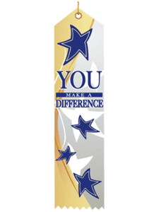 You Make a Difference Ribbon (Pack of 25)