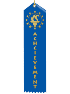 Blue Achievement Ribbon
