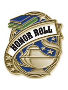 Pin - Honor Roll - Academic Achievement