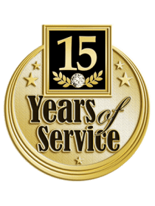 15 Years of Service Pin (PNYRS15)