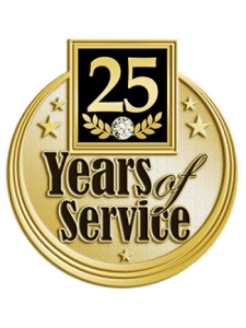 25 Years of Service Pin (PNYRS25)