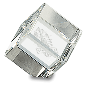 1 1/2" x 1 1/2" Crystal Cube