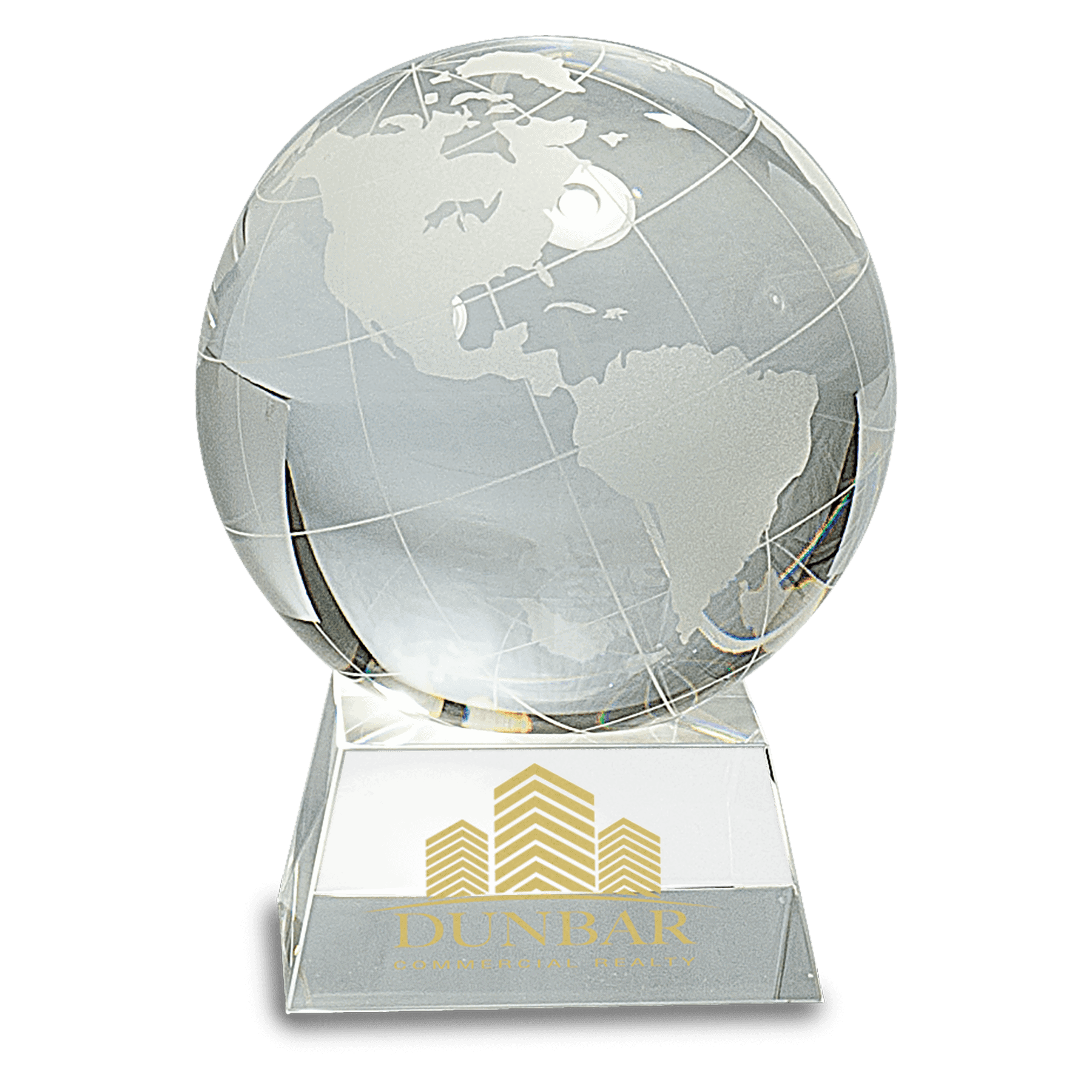 5 1/2" Crystal Globe on Base
