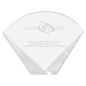 8" x 6" Crystal Facet Fan
