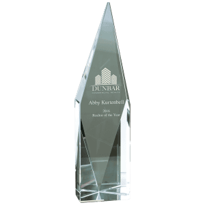 9 3/4" Crystal Diamond Tower