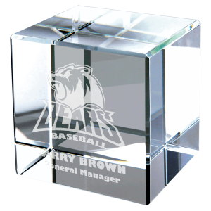 2" x 2" Crystal Cube