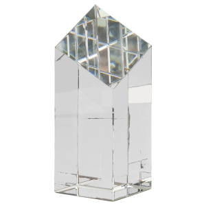 6" Crystal Diamond Top Pillar