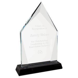8 1/2" Diamond Halo Glass with Base