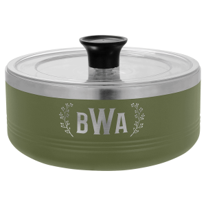 Polar Camel Olive Green 1 1/4 Quart Serving Bowl with Lid