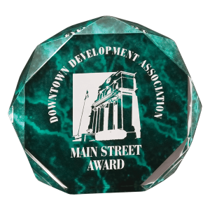 5" Marble Octagon Acrylic Award