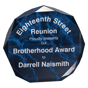 6" Marble Octagon Acrylic Award