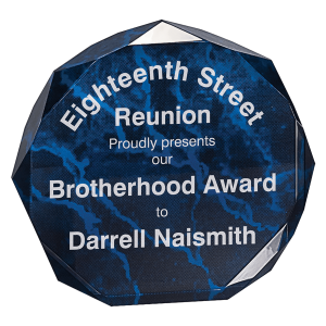 7" Marble Octagon Acrylic Award