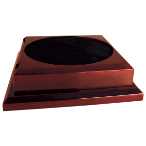 11" x 11" Rosewood Royal Piano Finish Pedestal Base