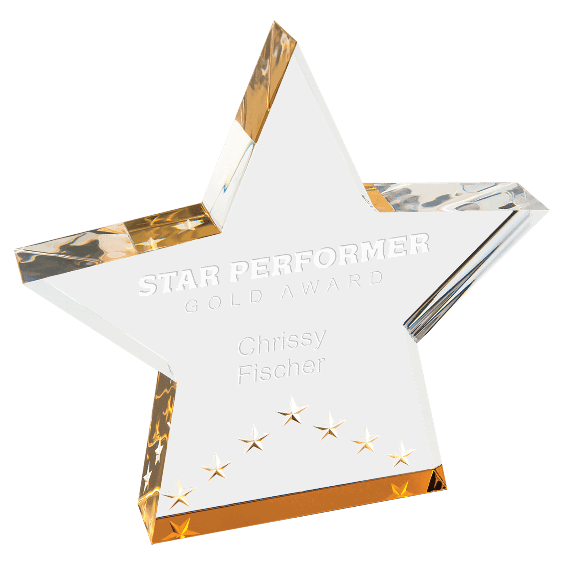 6" Star Performer Acrylic